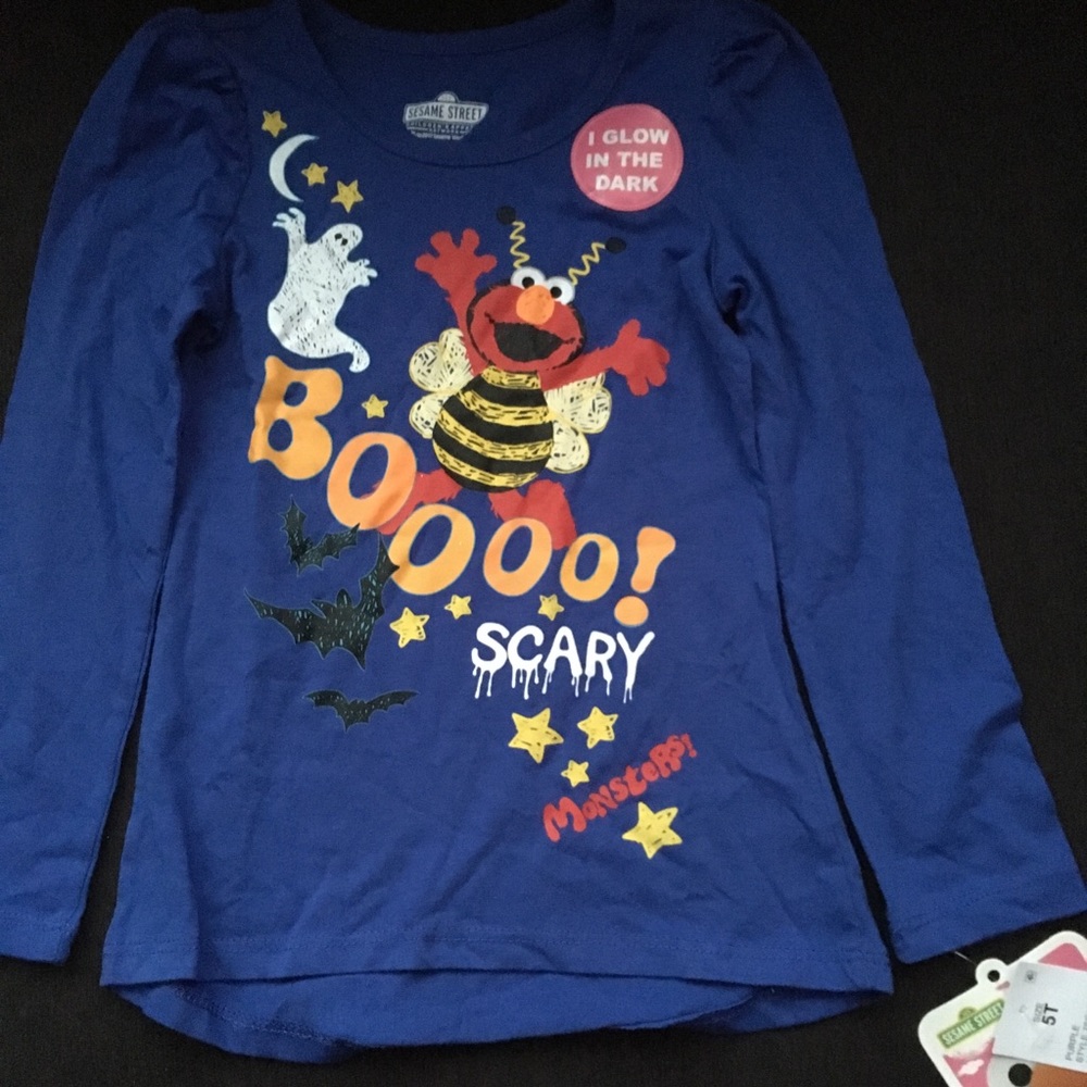Sesame Street Halloween top for girls